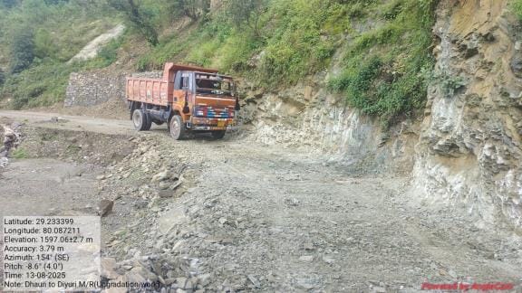 Potholes on Dhaun-Diuri road repaired