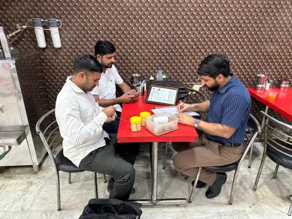 The Food Safety Department team collected samples of Mawa and Paneer from 5 shops