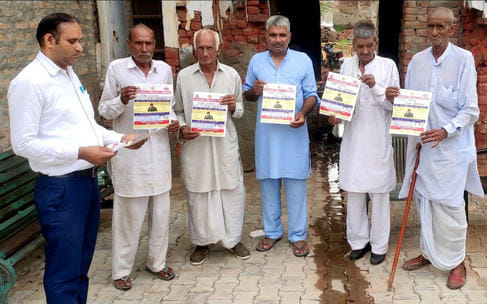 Villagers were made aware about diseases