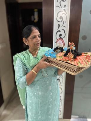 Pairs of Laddu Gopal, one is ten and the other is three years old