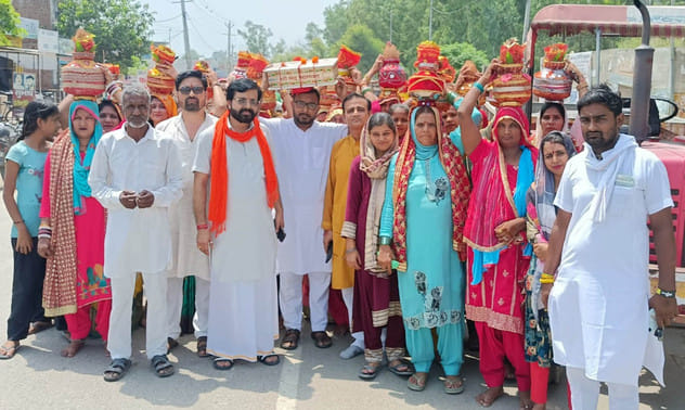 Kalash Yatra taken out in Kalayat