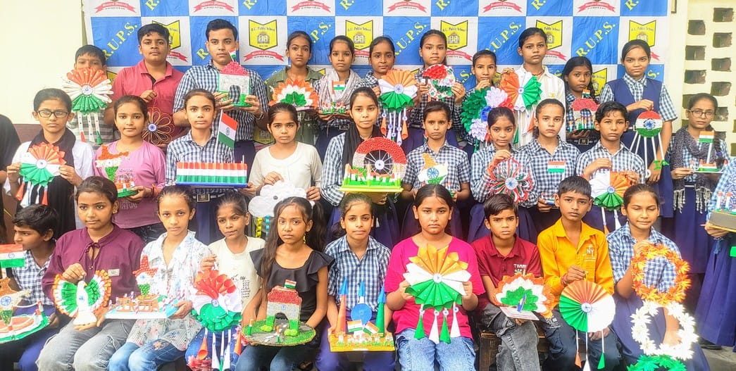 Children participated in the craft competition