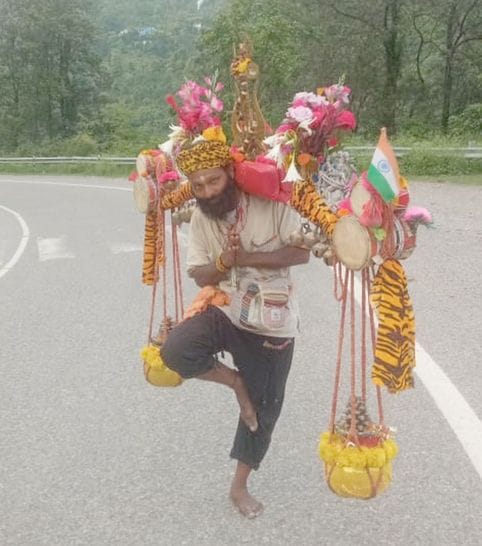 Sandeep of Chandigarh reached Chamba with Kanwar, will go to Mahakaleshwar Dham after Manimahesh