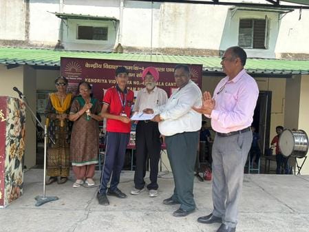 Ashima from Raman House stood first in the speech competition