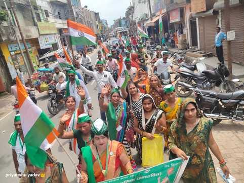 Women farmers raised their voice in the Tiranga Yatra
