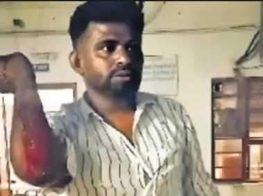 Jhunjhunu News: Youth beaten up in police station, constable present in line