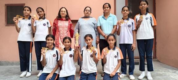 Paonta Sahib champion in cluster level volleyball