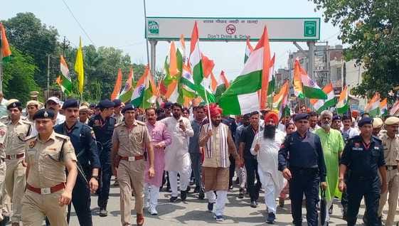 Tiranga Yatra led by Chief Minister