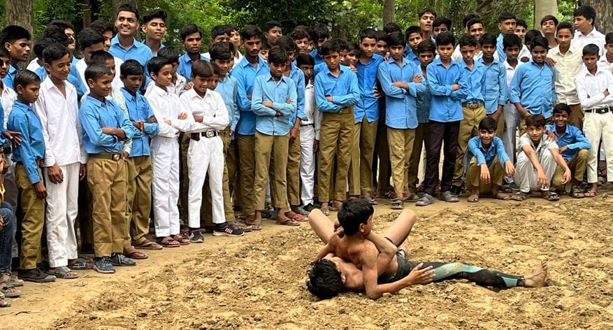 Munendra, Deepanshu, Ajay and Sanoj selected for Mandal in wrestling