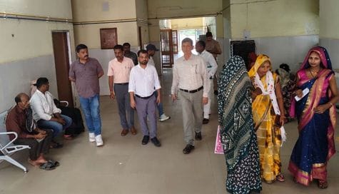 CDO inspected the hospital and expressed displeasure over the dirt and disorder