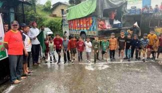 Tanish and Divya left everyone behind in the Under-12 cross country