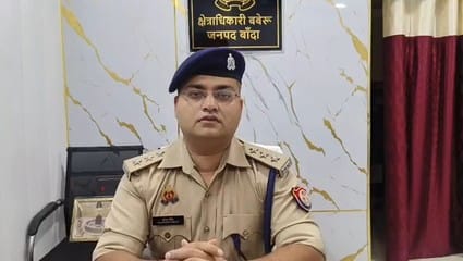 CO Saurabh and constable Manish received appreciation medal silver