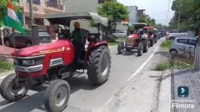 Bhakiyu took out tractor fury march