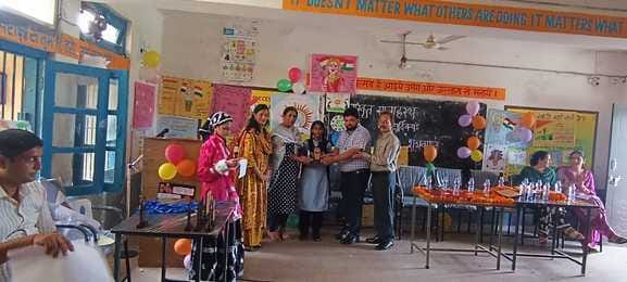 Students involved in Sanskrit activities were honoured