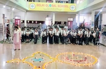 Children presented a beautiful patriotic dance