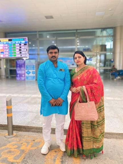 Jugal village head Sunita Yadav left for Delhi to receive the honor