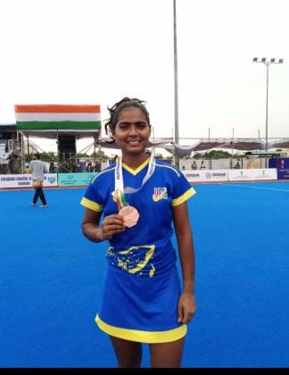 Vibha's brilliant performance in national hockey