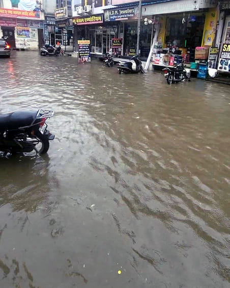 Waterlogging in Kalayat, drainage stopped