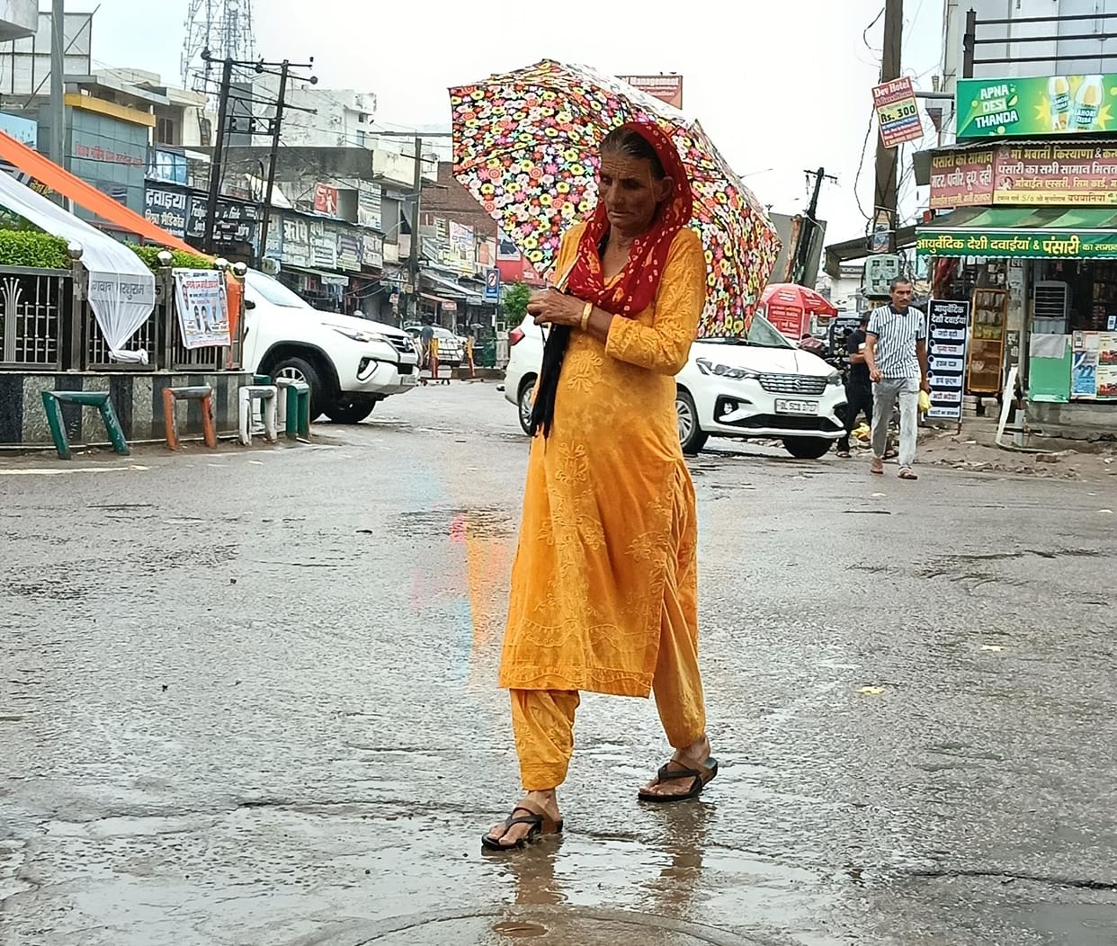Nine mm rain brought relief from the humid heat