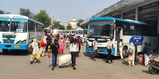 10 buses on administrative duty and 6 buses sent for CM's program