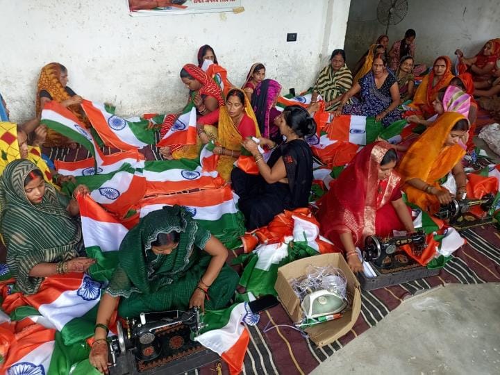 Skill and patriotism woven with the needle and thread of hard work