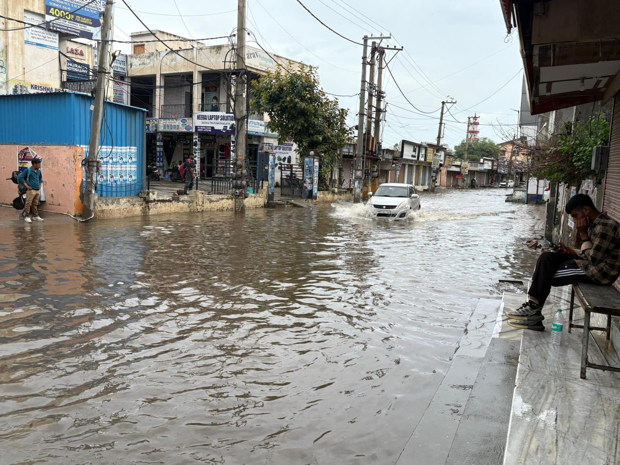 The pace slowed due to the rain, the system drowned: Life affected by five hours of heavy rainfall.