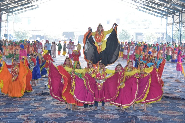 A glimpse of patriotism was seen in the presentations
