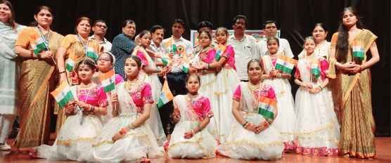 Enthralled with colourful programmes filled with patriotism