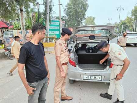 Police blocked 38 places