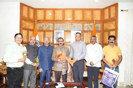 Naresh Thakur met the Chief Minister