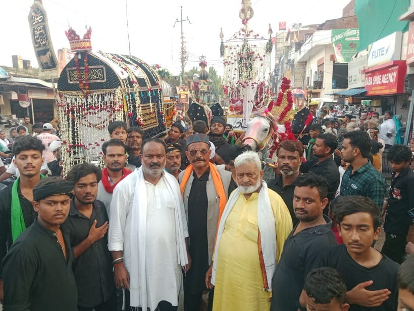 Processions of Duldul and Tajiya on Chehlum