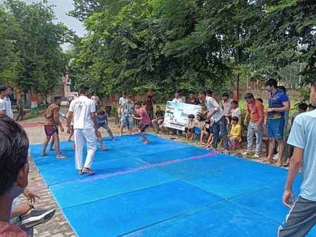 Kunal's team won in Kabaddi