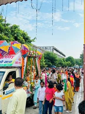 Elephant horse palanquin, Jai Kanhaiya Lal Ki