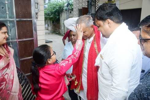 Vice chairman welcomed Dadri MLA