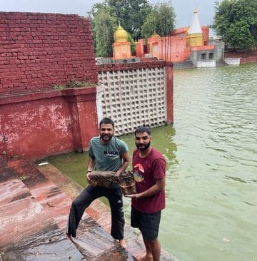 Ancient statue of Rajput period found