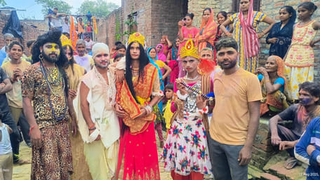 Shobhabhatra in Vanbehta, Palki Yatra taken out in Bilsi