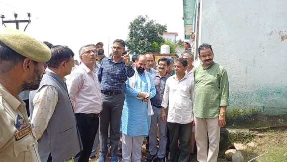 Inspects progress of development works, civic amenities and tourism projects