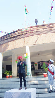 Patriotic songs echoed, Independence Day celebrated with gaiety