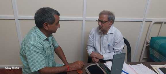 126 patients were examined in the health camp
