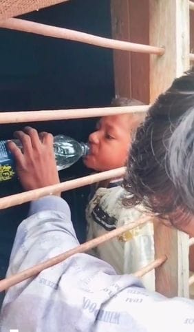 The innocent child kept crying after being locked in the classroom for two hours
