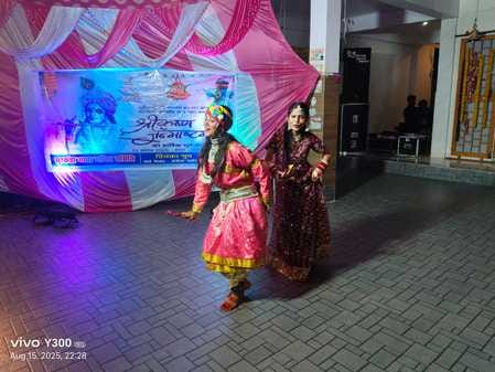 Janmashtami was celebrated in temples