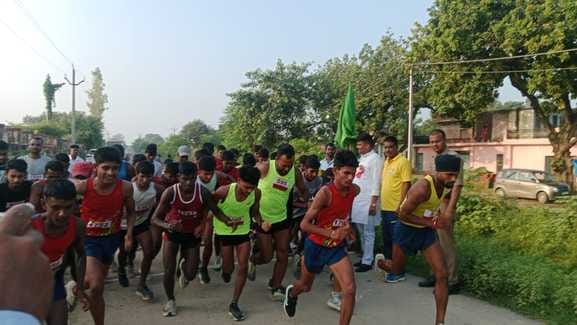 Sunil and Kaushalya won the cross country race