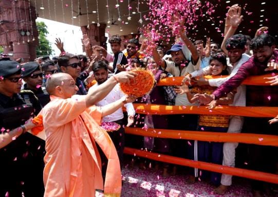 CM Yogi visited Mathura 38 times in 8 years