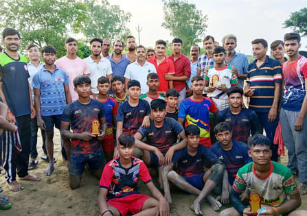 Nannumal Jain Inter College team was the winner in Kabaddi