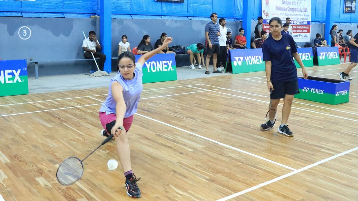 Vedant Pahwa and Ananya Negi made it to the finals in badminton