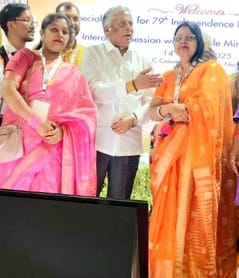 Jugal's Pradhan honored for rain water harvesting