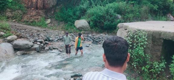 Dhaun-Badoli motorway has become dilapidated for traffic