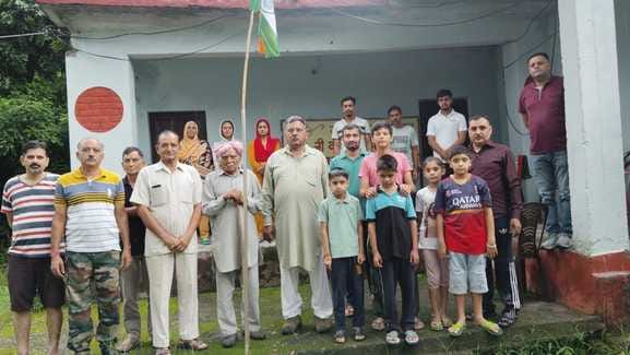 Ex-servicemen filled with patriotic enthusiasm in Manjra village