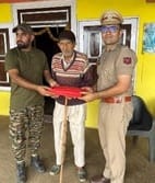 Udhampur, Independence Day Celebrate, Gave Tribute to Police Man