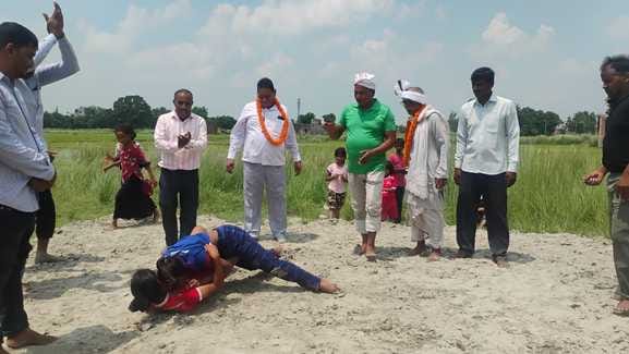 Girls showed their strength in wrestling competition